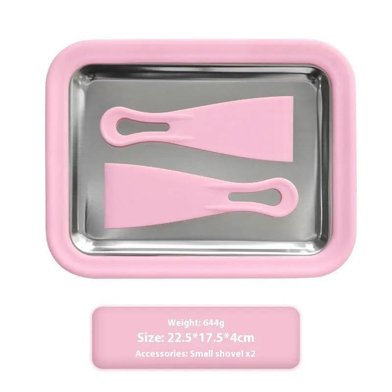 Children's DIY fried yogurt machine in four colours with aluminium gasket and 22.5x17.5 cm dimensions