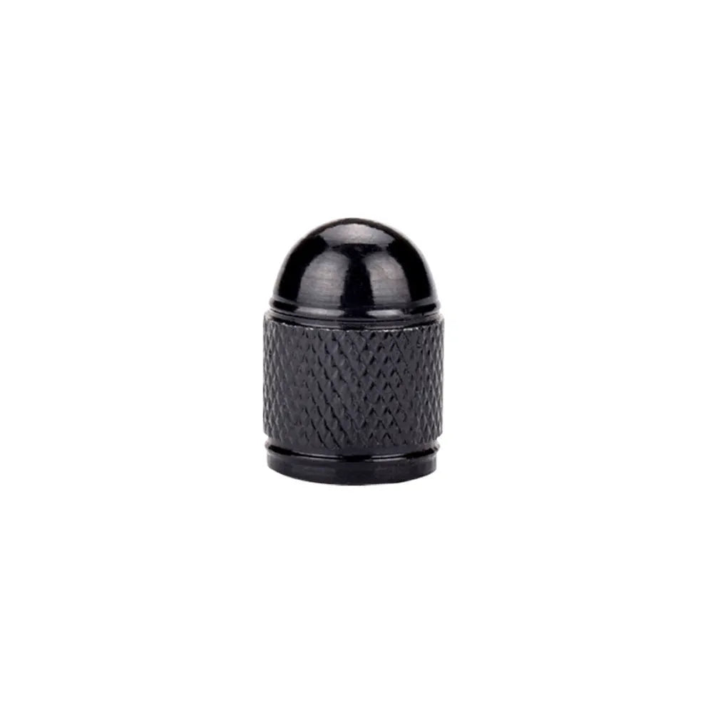 Mountain bike aluminium alloy tyre valve cap in five colour options