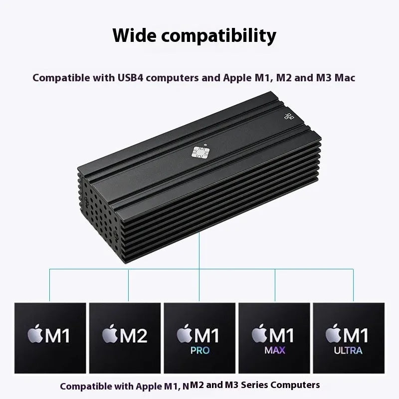 Black USB4 to 10 Gigabit Ethernet network adapter with RJ45 port and 20cm cable