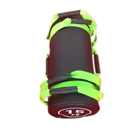 White PVC fitness training sandbag weight bag for gym strength workouts