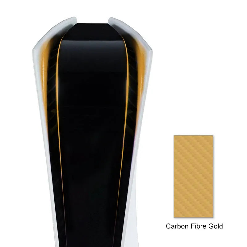 PS5 light bar film sticker with carbon fibre pattern in multiple colour options