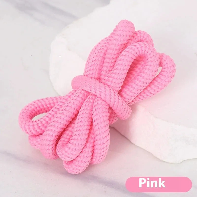 Oval shoelace adapter rope in multiple colours showing length options from 120cm to 160cm.