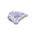 White luminous U-shaped inflatable float on water measuring 120x120 cm