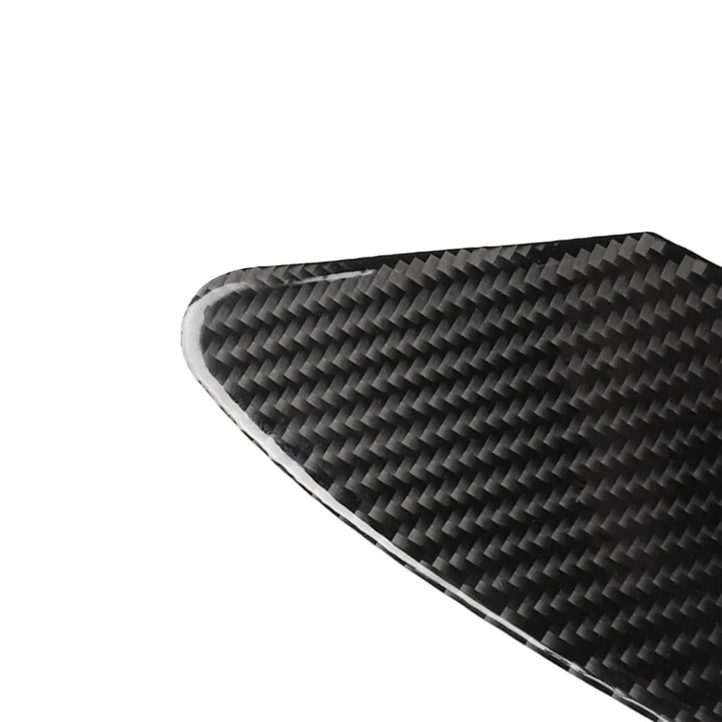 Carbon fibre USB charging port panel sticker for car interiors