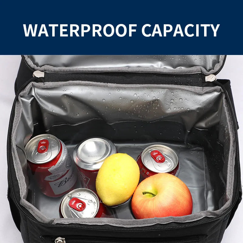 Insulated refrigerated backpack with 22-litre capacity in camouflage colour option