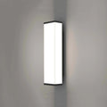 60cm tall stainless steel outdoor wall light with IP65 waterproof rating and integrated LED.