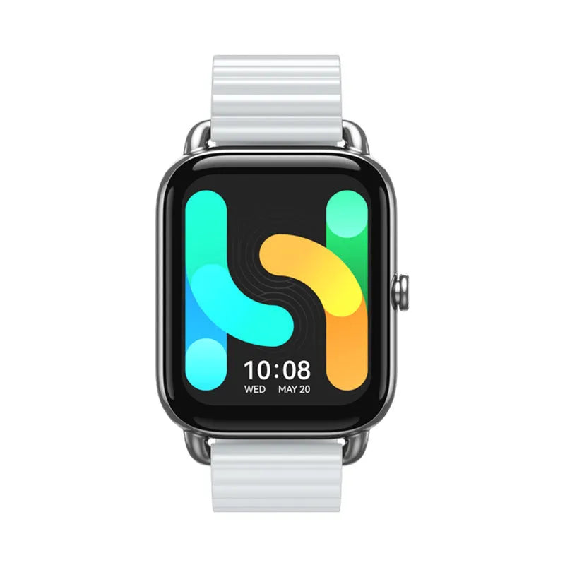 S4PLUS LS11 smart sports watch with AMOLED display shown in black, champagne, or silver.