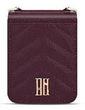 PU leather crossbody phone case for Samsung Z Flip 3 4 5 in black