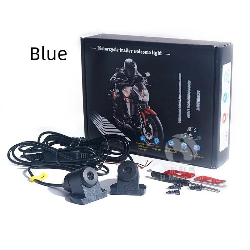 Motorcycle chassis ambience light in aviation aluminium alloy with 3W LED, blue colour option