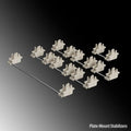Mechanical keyboard satellite shaft accessories with 4.3-inch display in Black and Milky White colours