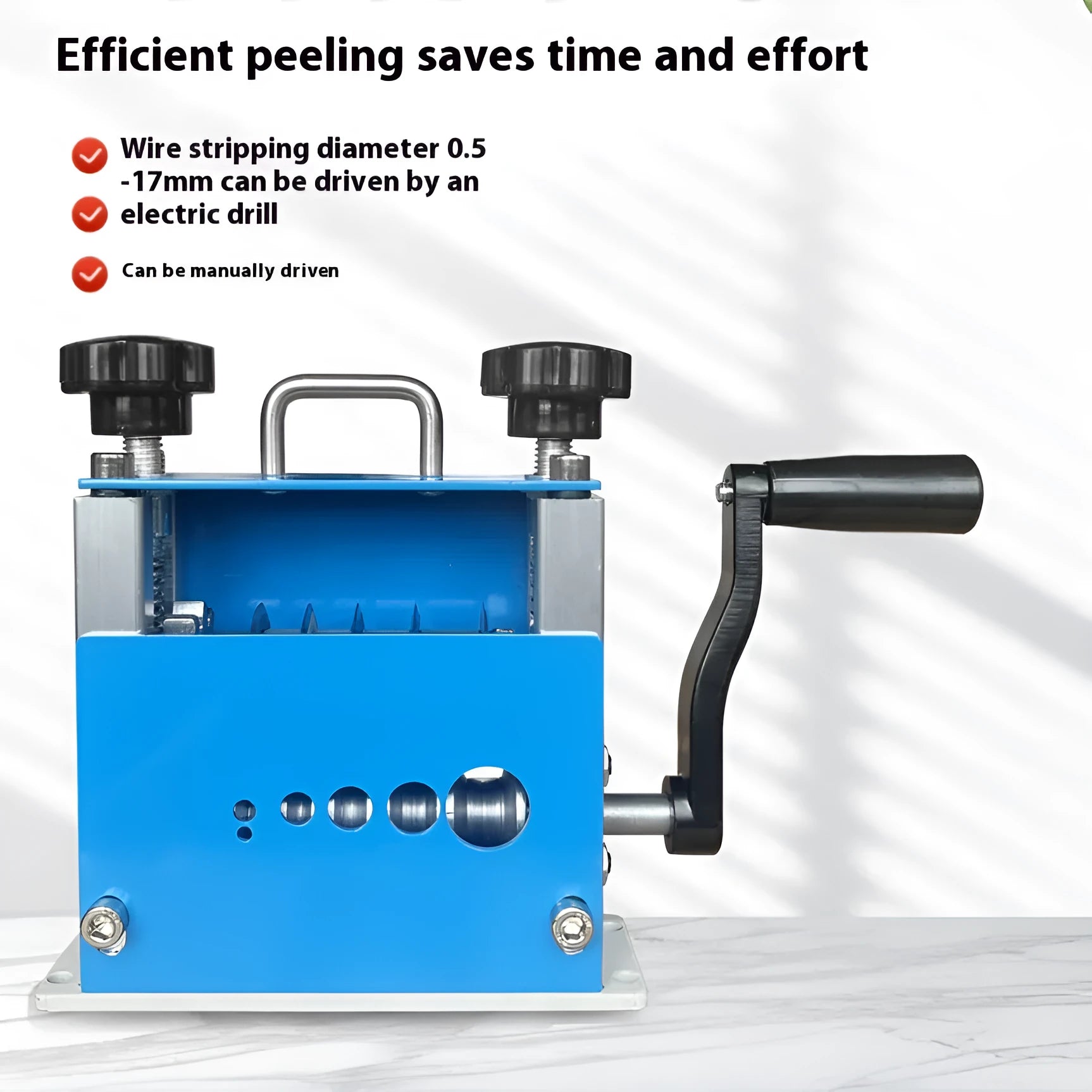 SD-017 manual household wire stripping machine for 0.5mm to 17mm cables