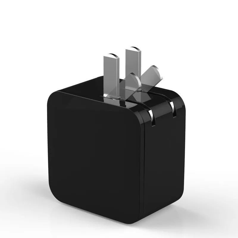 5V 2.4A dual USB travel charger with digital display showing voltage