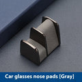 Zinc alloy leather car dashboard sunglasses clip in four colour options