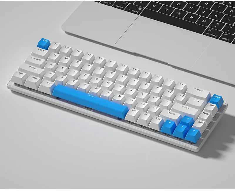 RGB light-emitting portable keypad with black and yellow colour scheme on white background