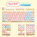 Doll themed mechanical keyboard keycap set with 112 keys showing colourful character artwork