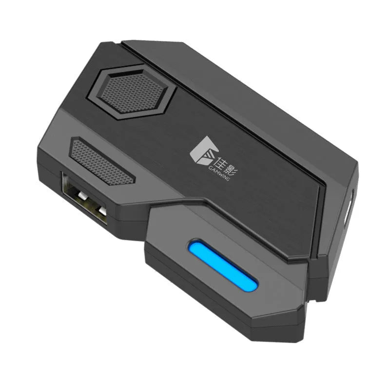 Gamwing Jiaying USB keyboard and mouse converter for mobile gaming in official configuration suit colour.