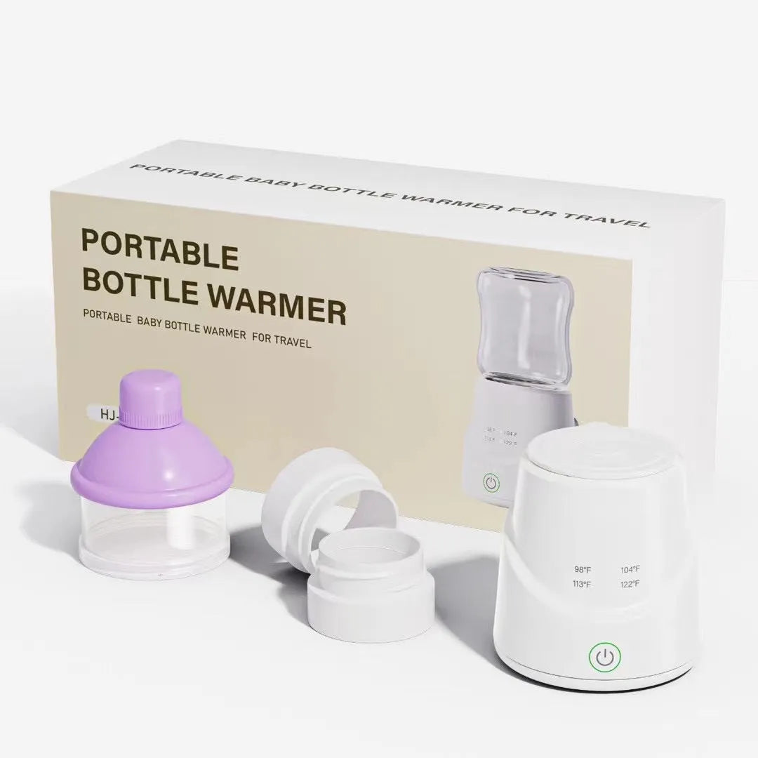 White wireless milk modulator with quick heating and intelligent power storage on a table