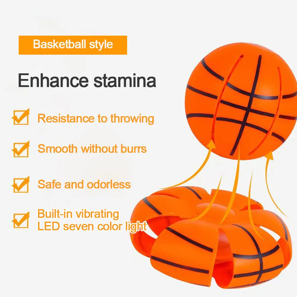 Interactive dog toy showing bouncy ball and flying disc modes with suction cup mechanism