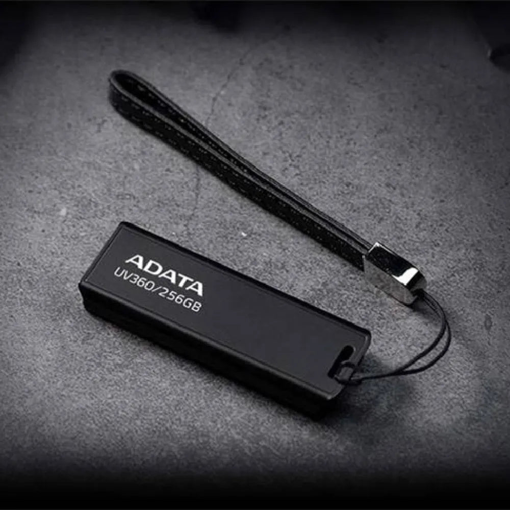 Black car USB flash drive with waterproof flexible plastic case showing 3.2 GEN1 interface