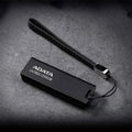 Black car USB flash drive with waterproof flexible plastic case showing 3.2 GEN1 interface