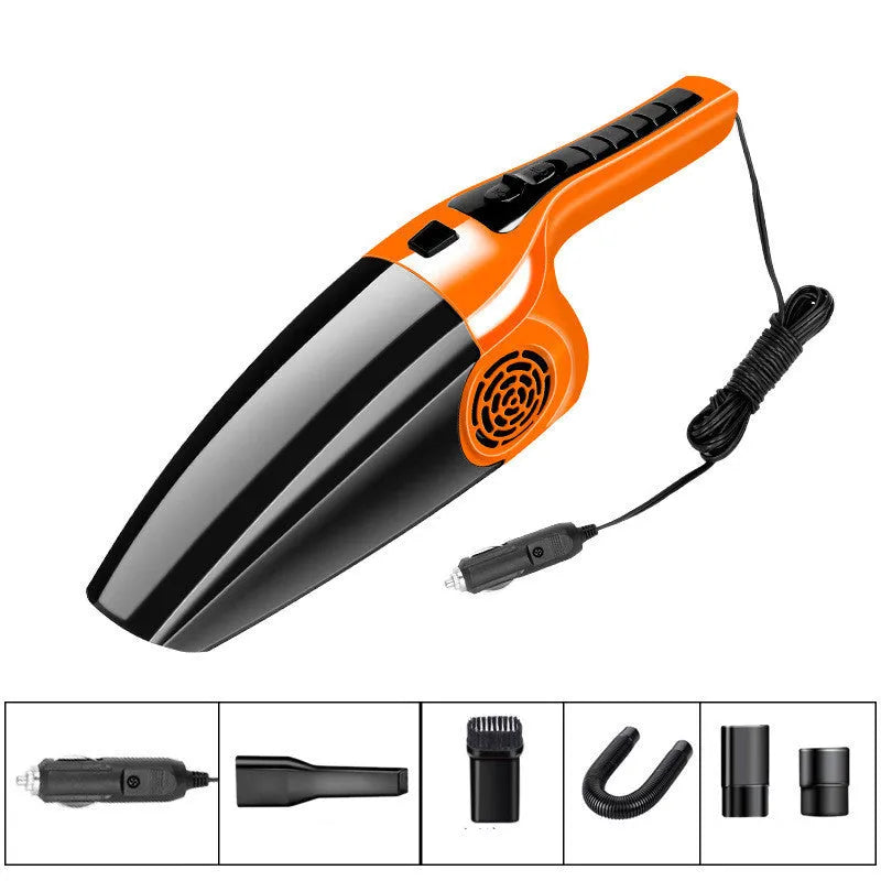 PoHigh Power Hypa car vacuum cleaner in black colour with cigarette lighter power cable