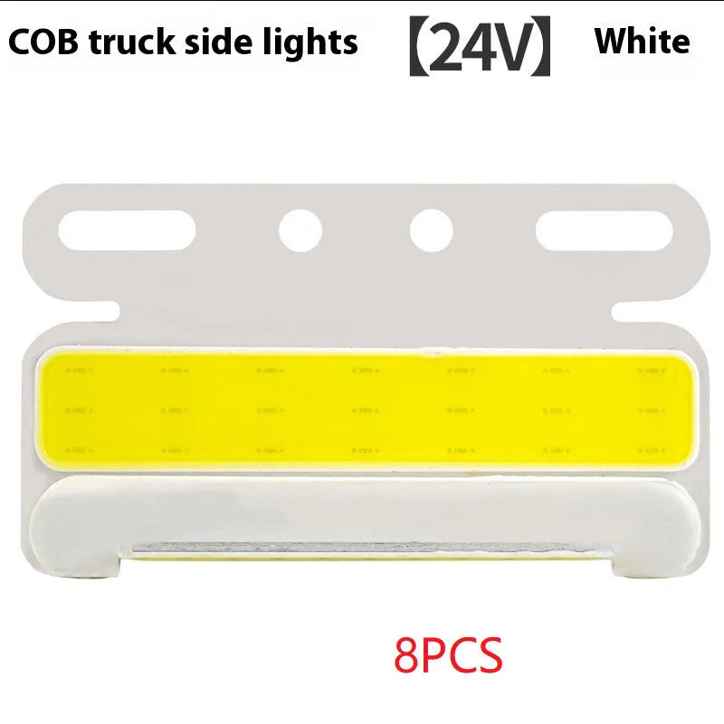 Super bright LED COB truck ground tyre lights in multiple colours with waterproof aluminium alloy housing