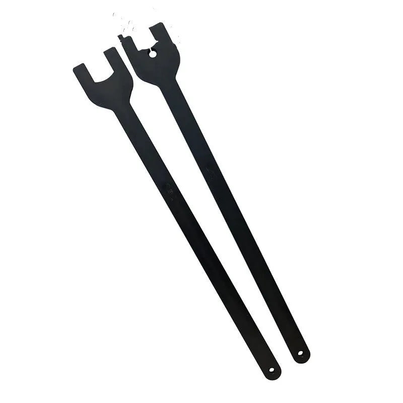 Land Rover fan support wrench set showing 36mm and 40mm alloy steel spanners for automotive repair