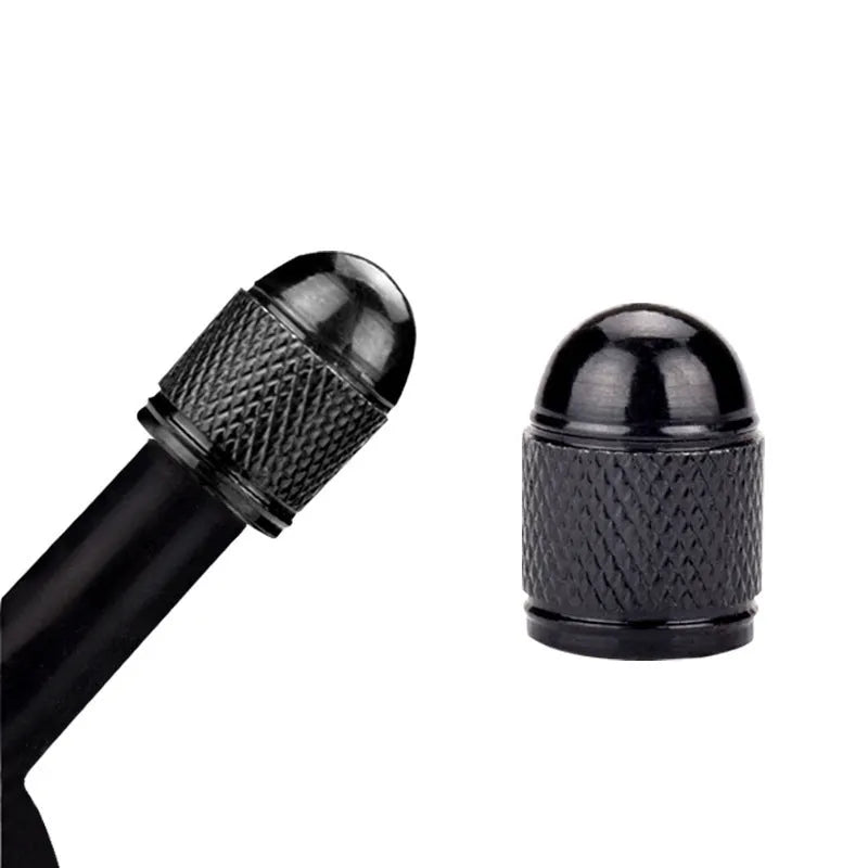 Mountain bike aluminium alloy tyre valve cap in five colour options