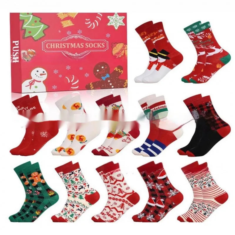 Mini resin Christmas socks blind box decoration for holiday displays