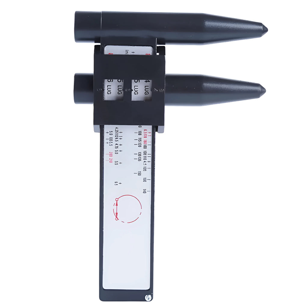 Digital electronic caliper hole distance measuring tool with 180mm range for wheel hub modification