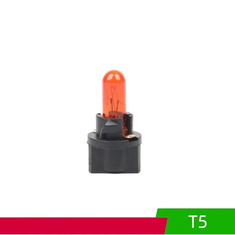 T5 12V 1.2W quartz glass car bubble meter indicator light for dashboard gauges