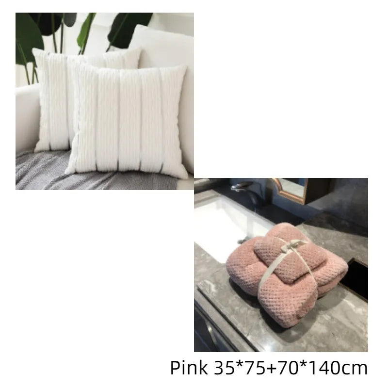 45 cm square velvet cushion cover in striped design showing wine red colour option
