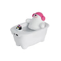 White USB air humidifier and aromatherapy diffuser with large water tank on a desk