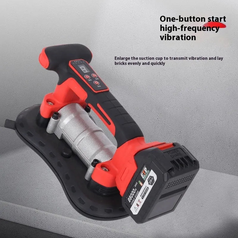 21V tile laying machine with automatic pasting system and 200KG adsorption capacity for large format tiles