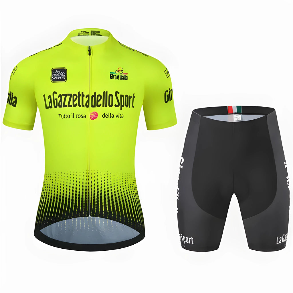 Road bike cycling short sleeve suit in polyester fabric with multiple colour options