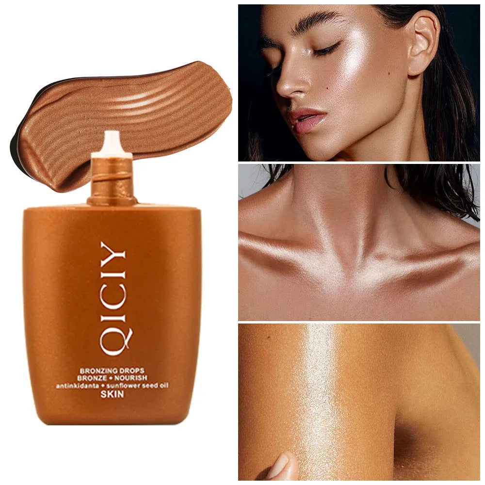 30ml contour liquid cream bottle for face and body brightening with four colour options
