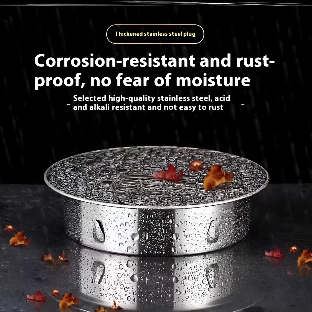 Stainless steel floor drain deodorant seal cover with modern simplicity design
