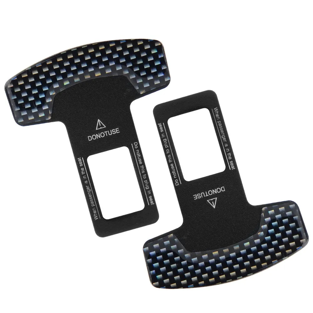 Lock tongue buckle key chain bottle opener with frosted carbon fibre finish on aluminium alloy