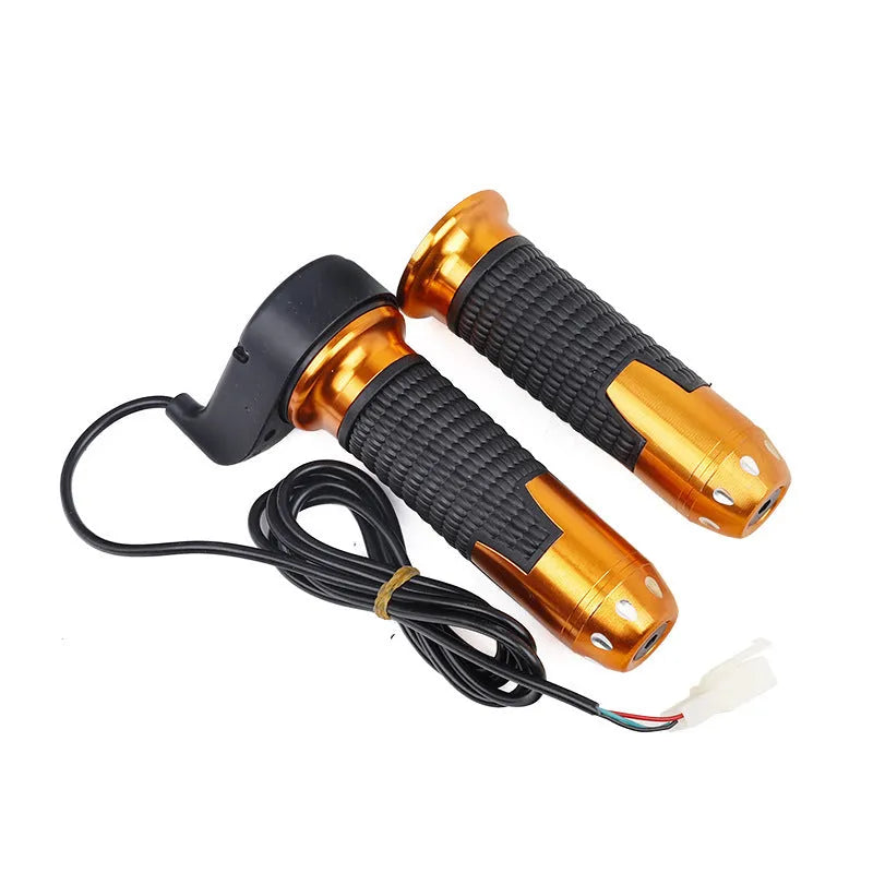 Three-wheel electric vehicle accelerator conversion kit with plastic rotating handle and fuel switch