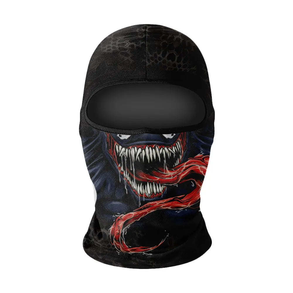 Men's summer breathable full face sun protection quick-drying ice silk polyester balaclava