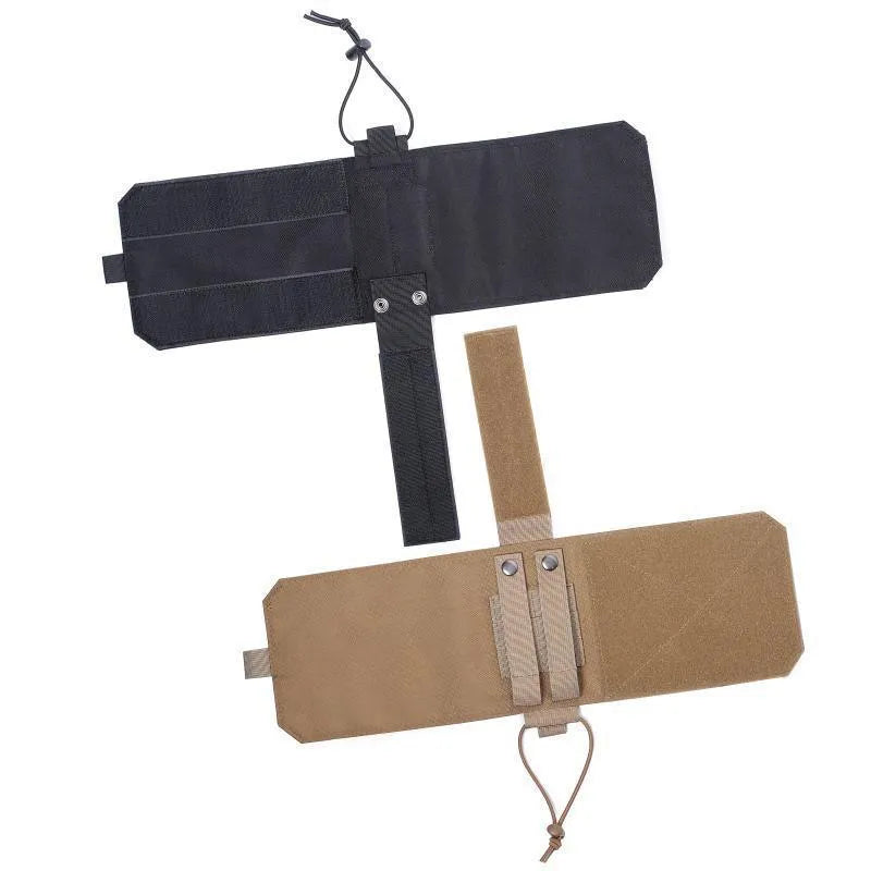 Adjustable outdoor water bottle insulator cover in Oxford cloth, shown in black colour.