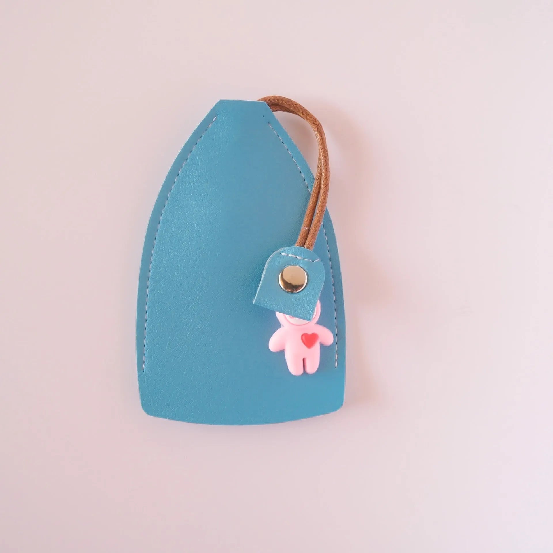 Universal large capacity car key case in five colours showing anti-theft function for key and card storage