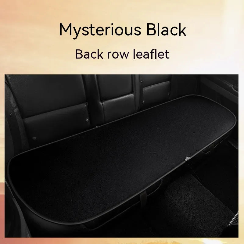 Car seat heating cushion with auto heating function in beige colour on car seat