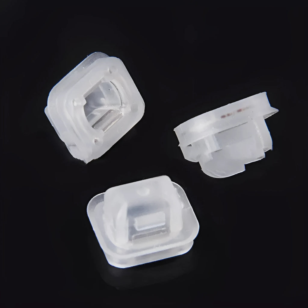 BMW E39 E38 interior plastic fastener clips with 17.3mm x 15.2mm outer dimensions