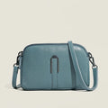 Women's genuine leather shoulder bag in square design measuring 19x13x6cm available in five colours
