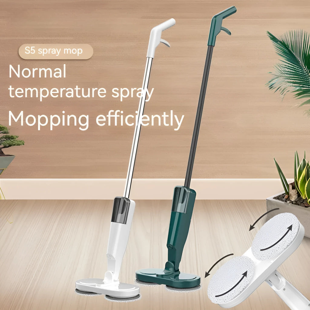 Wireless robot floor mop and cleaner with separate washbasin in S5 Green colour