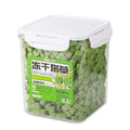 Bucket of freeze-dried cat grass grain snacks with two specification options