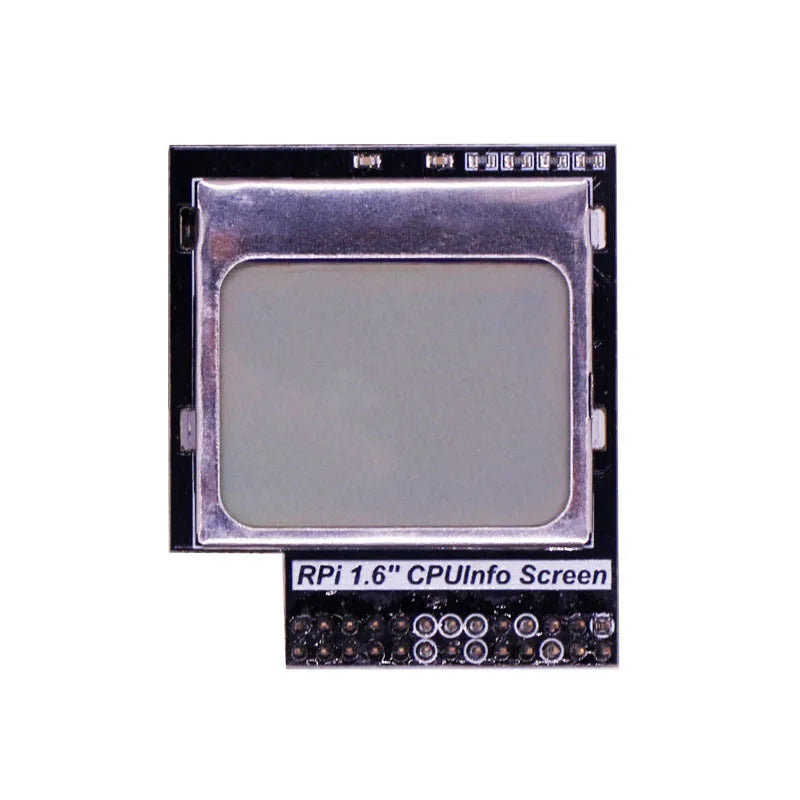 Raspberry Pi 1.6-inch LCD display module with backlight switch for system monitoring