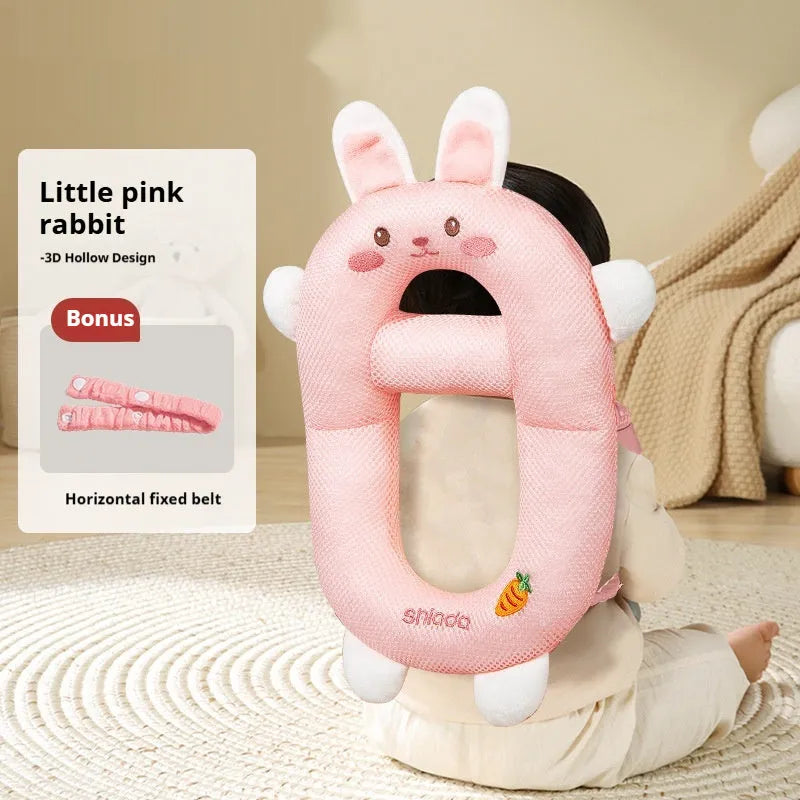 Cartoon anti-collision baby pillow in dinosaur design for toddler fall protection