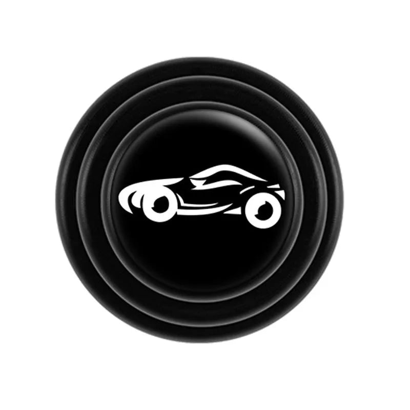 20mm silicone car door shock pads in black and luminous colours for door edge protection